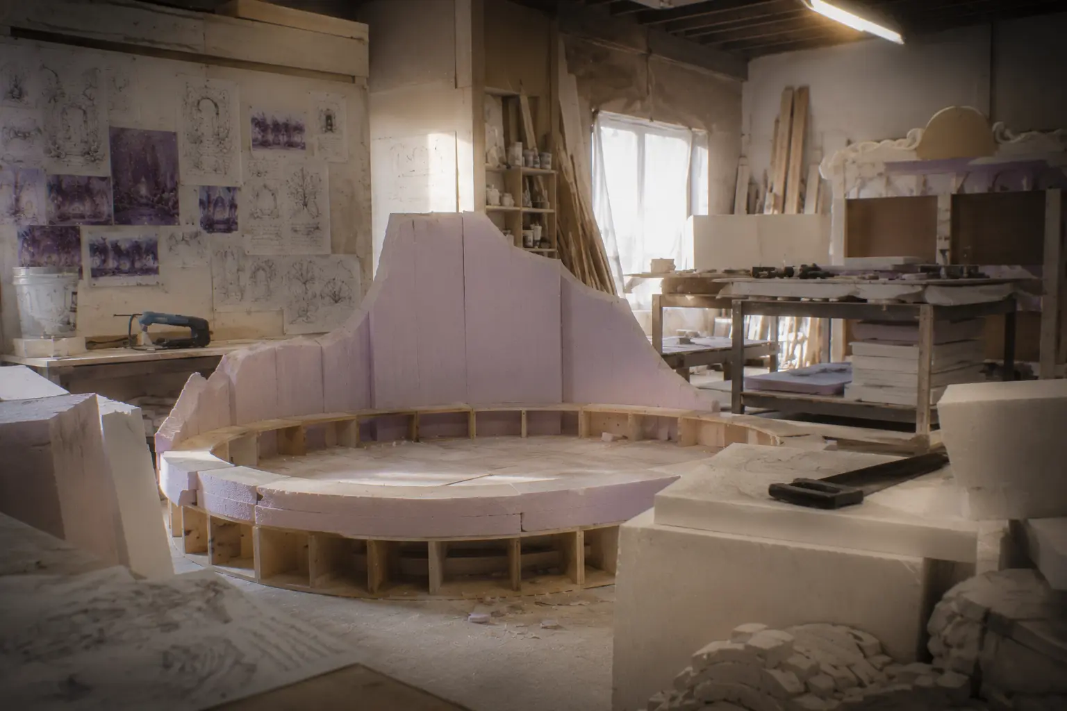 Construction du décor